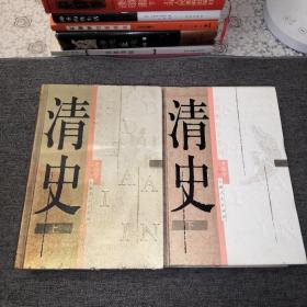 中国断代史系列：清史（上下册）【大32开精装本，2004年印刷，内页品相好】