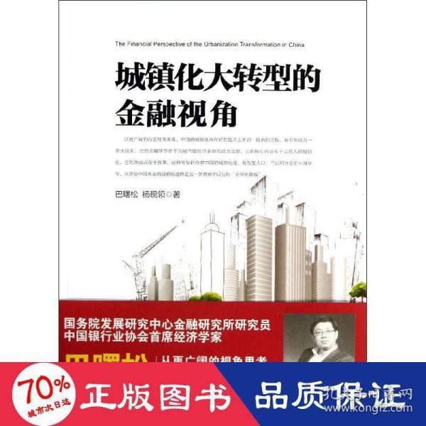 城镇化大转型的金融视角：从更广阔的视角思考中国城镇化转型之路