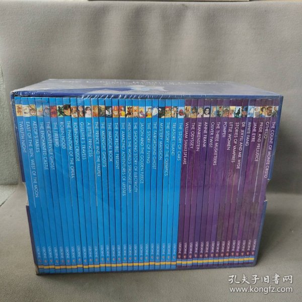 【库存书】我的第四个图书馆套装40册Usborne Reading Collection 第4套盒装英文原版绘