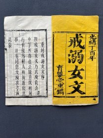 光绪丁酉年《戒溺女文》