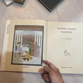 kangra valley painting康格拉谷绘画 精装 精美 每张图都是贴上去的 1971