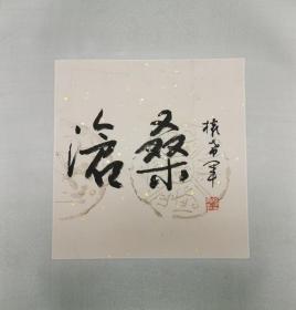 权希军书法小品（平尺左右）