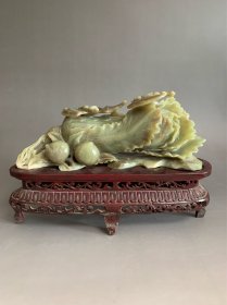 旧藏和田青玉摆件