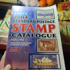 SCOTT 2004STANDARD POSTAGE STAMP CATALOGUE （斯科特2004标准邮票目录第1.2.4.5卷）