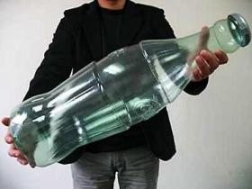 60厘米高可口可乐塑料大瓶子 瓶型储物罐存钱罐
