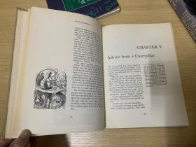 The Annotated Alice:Alice‘s Adventures in WonderLand，Through the looking glass   刘易斯·卡罗尔《爱丽丝漫游奇境记》《爱丽丝镜中奇遇记》集注，著名插画家John Tenniel插图， 精装大16开，重超1公斤，1960年老版书