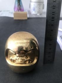日本24K镀金 做工精湛 工艺精良 底款“24KGP”.053。