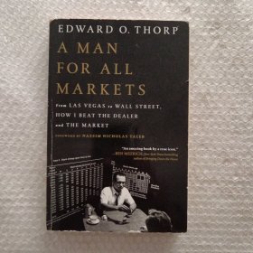 英文原版 A Man for All Markets 战胜一切市场的人 : 从拉斯维加斯到华尔街 美国“赌神”爱德华·索普 自传 英文版 进口英语原版书籍