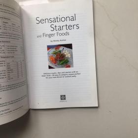 Periplus Mini Cookbooks Sensational Starters and Finger Foods 迷你烹饪书轰动初学者和手指食品   简易食谱