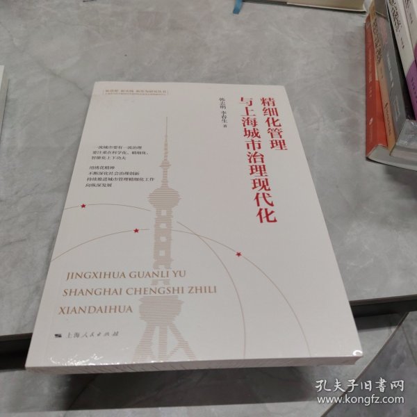 精细化管理与上海城市治理现代化(新思想 新实践 新作为研究丛书)