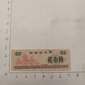1973年安徽省油票(贰市两)