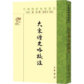 中国佛教典籍选刊：大宋僧史略校注