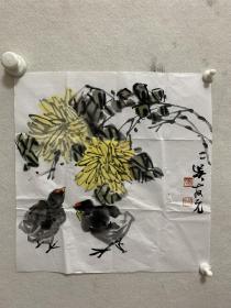福建诏安吴友元花鸟小品