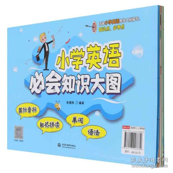 小学英语必会知识大图（国际音标、自然拼读、单词、语法）