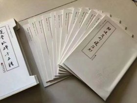 饶宗颐书画册页丛刊：选堂临碑十二种（套装共12册）