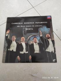 Carreras Domingo Pavarotti In Concert 卡雷拉斯 多明戈 帕瓦罗蒂 演唱会 大白唱片 LD