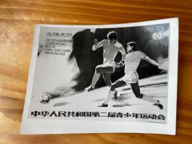 新华社照片 第二届青少年运动会宣传画