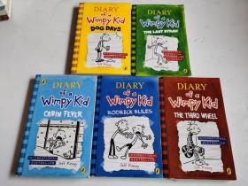 Diary of a Wimpy Kid 小屁孩日记 英文原版（5册合售）