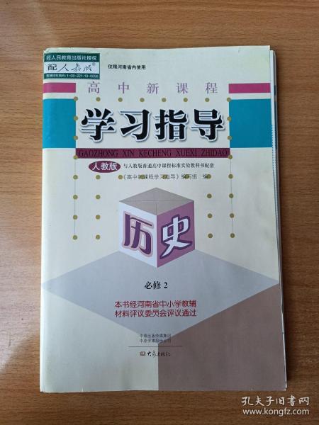 高中新课程学习指导 历史 必修2