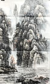 国画竖幅山水828