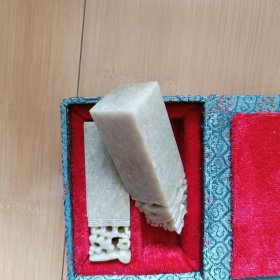 青田石对章2.4*2.4CM