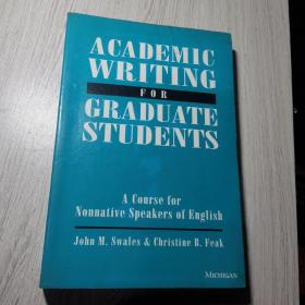 Academic Writing forGraduate Students（研究生学术写作）