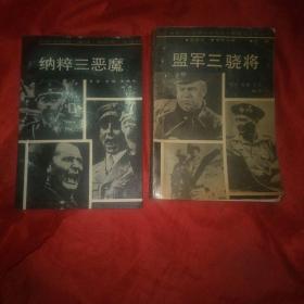 二战系列丛书：盟军三骁将、纳粹三恶魔两本书