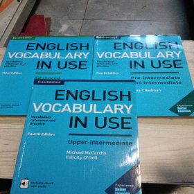 【英文】English Vocabulary in Use: 三册合售