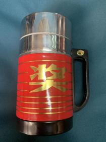 金杯牌保温杯 1985年天津手电筒厂出品 紫砂内胆 未使用