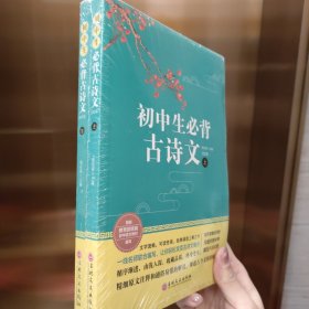 初中生必备古诗文132篇 详解版(全2册 )人教版部编语文教材文言文全解阅读训练老师推荐中学生必背古诗词全集:中学教辅七八九年级课外阅读书籍古诗文鉴赏析阅读