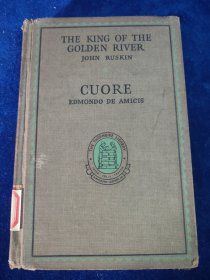 THE KING OF THE GOLDEN RIVER JOHN RUSKIN（馆藏）精装 32开 1936年版