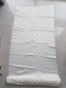 民国 裱画用狄绢 也可以画画用 大昌精练厂制 尺寸长9米左右宽72cm左右 料薄 包民国