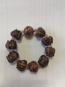 滴血莲花 五包二 配大漆珠 冰南红珠 保真