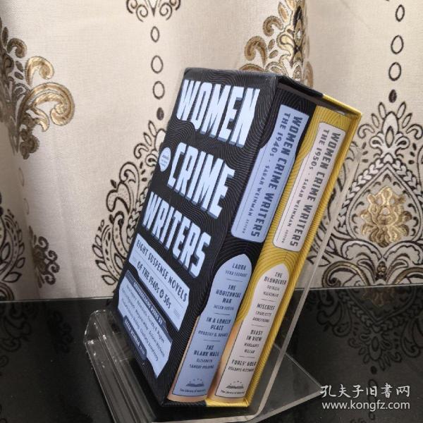 【现货】【BOOK LOVERS专享319元】【本店福利 42%OFF】Women Crime Writers Eight Suspense Novels of the 1940s & 50s 精美函套 两卷合售 Library of America 美国文库 英文原版 美国作家最权威版本 当今装帧典范 布面封皮琐线装订 丝带标记 圣经无酸纸薄而不透保存几个世纪不泛黄