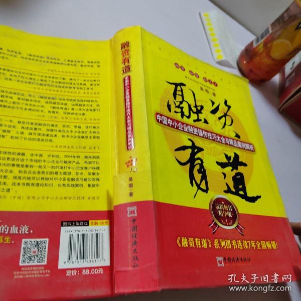 融资有道：中国中小企业融资操作技巧大全与精品案例解析（最新修订精华版）