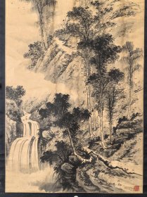 陈立锋 120/60 立轴 清代画家，字伯雨，号梅花园主，浙江绍兴县人，后移居上海。他擅长绘画山水、花鸟、人物和书法。其作品具有浓郁的文人气息，被誉为“江南才子画家”。陈立锋的代表作品包括：1. 山水画《岁寒三友图》2. 花鸟画《宜春双鹤图》3. 人物画《西楼梦后图》4. 书法《梅花书屋》等。此外，陈立锋还擅长绘画单色花鸟，如梅、竹、兰等。他的作品受到后人的推崇，对中国画坛产生了深远的影响。