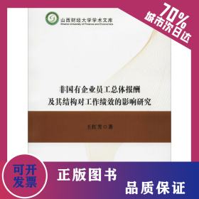 非國有企業(yè)員工總體報酬及其結(jié)構(gòu)對工作績效的影響研究 9787509579503