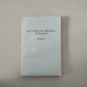 LECTURES ON MINIMAL SURFACES Volume 1