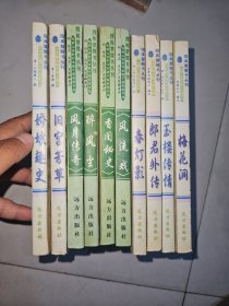 四库禁毁书丛刊：风月传奇 醉风尘 香闺秘史 风流戏 旧宫芳草 郎君外传 春灯影 娇娘趣史 梅花洞 玉楼传情（10册合售）