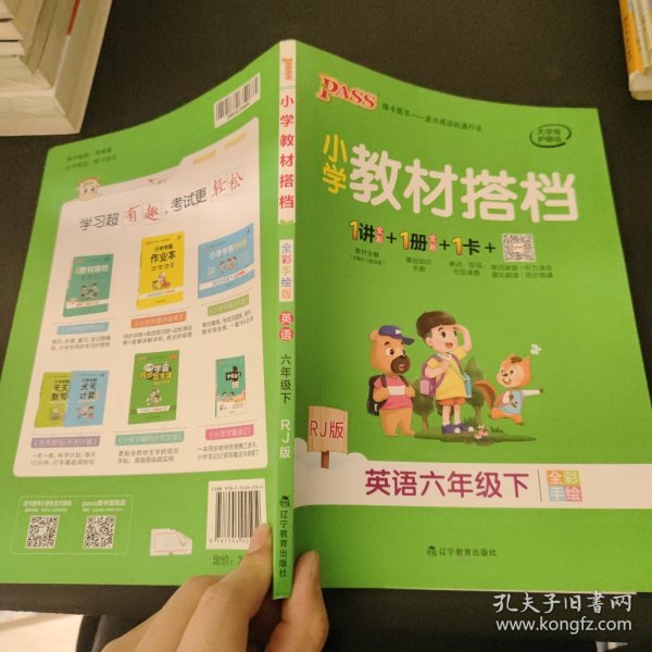 小学教材搭档：英语（六年级下RJ版全彩手绘）