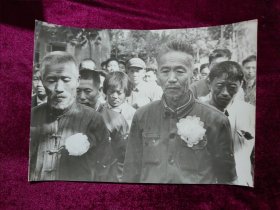 老照片：毛主席逝世追悼会现场照片 （属展览照片 非原照）尺寸29*21