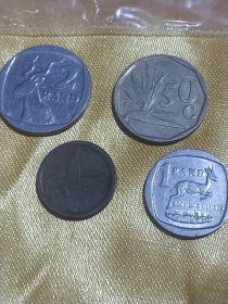 【外国钱币收藏】南非硬币钱币4枚【图片为实拍，品相以图片为准】