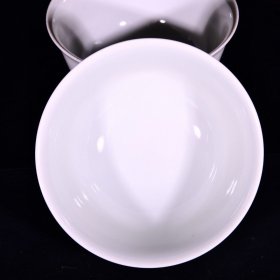 大清雍正年制粉彩珐琅彩高士图听琴图知音宫式碗 高5.8径11.2厘米2