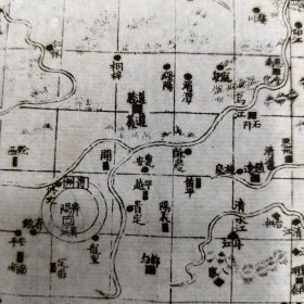 清代贵州省地图:云贵总督贵州巡抚以贵阳府为省会治布政司一道三统府十二直隶州在京师西南四千七百四十里