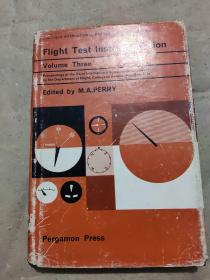 英文书：flight test instrumentation volume three