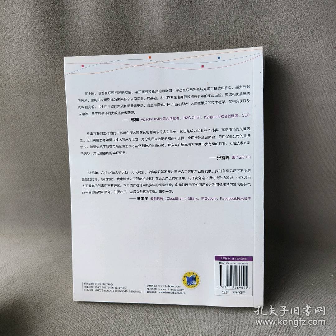 大数据架构和算法实现之路：电商系统的技术实战黄申