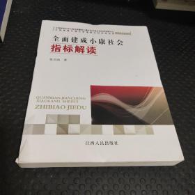 全面建成小康社会指标解读