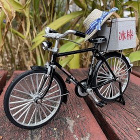 【满满回忆】复古怀旧自行车模型摆件80年代冰棍雪糕冰糕箱子单车