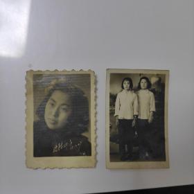 50年代两张美女照片