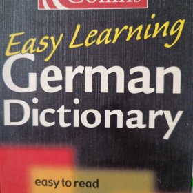 Collins Easy Learning German Dictionary 柯林斯易学德语词典